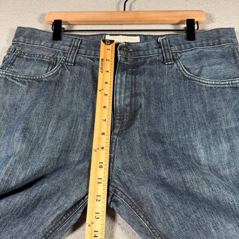 Ecko Unltd Mens Straight Fit Blue‎ Denim Jeans 38x32 Medium Wash Streetwear